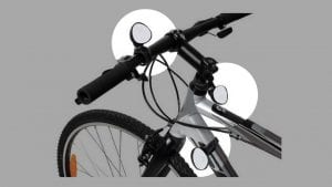 自転車 ミラー ロードバイク クロスバイク バックミラー