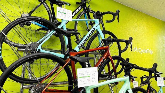 【サイクルトリップベース】はじめてのロードバイクはレンタルで試す!あの高級バイクも!
