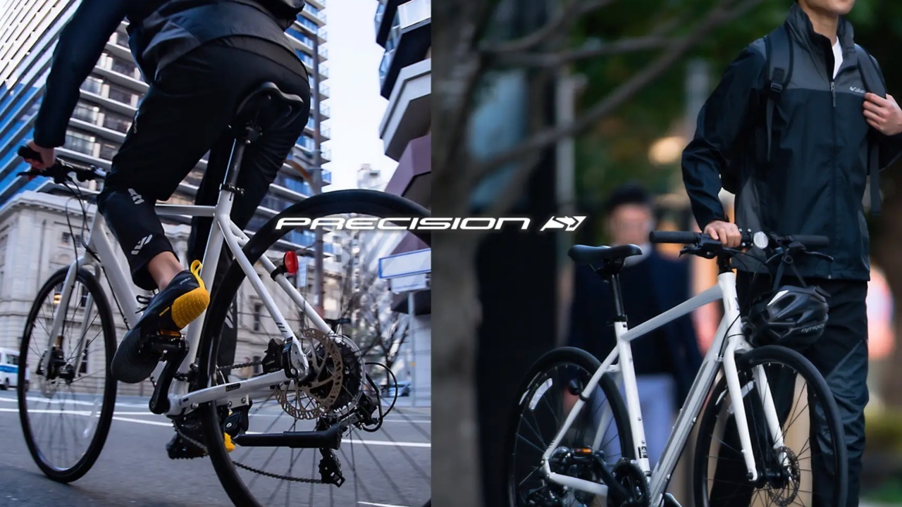 軽い力でピタッと止まる油圧ディスクブレーキ採用のクロスバイクがなんと6万円台で登場！【プレシジョン S ディスク】